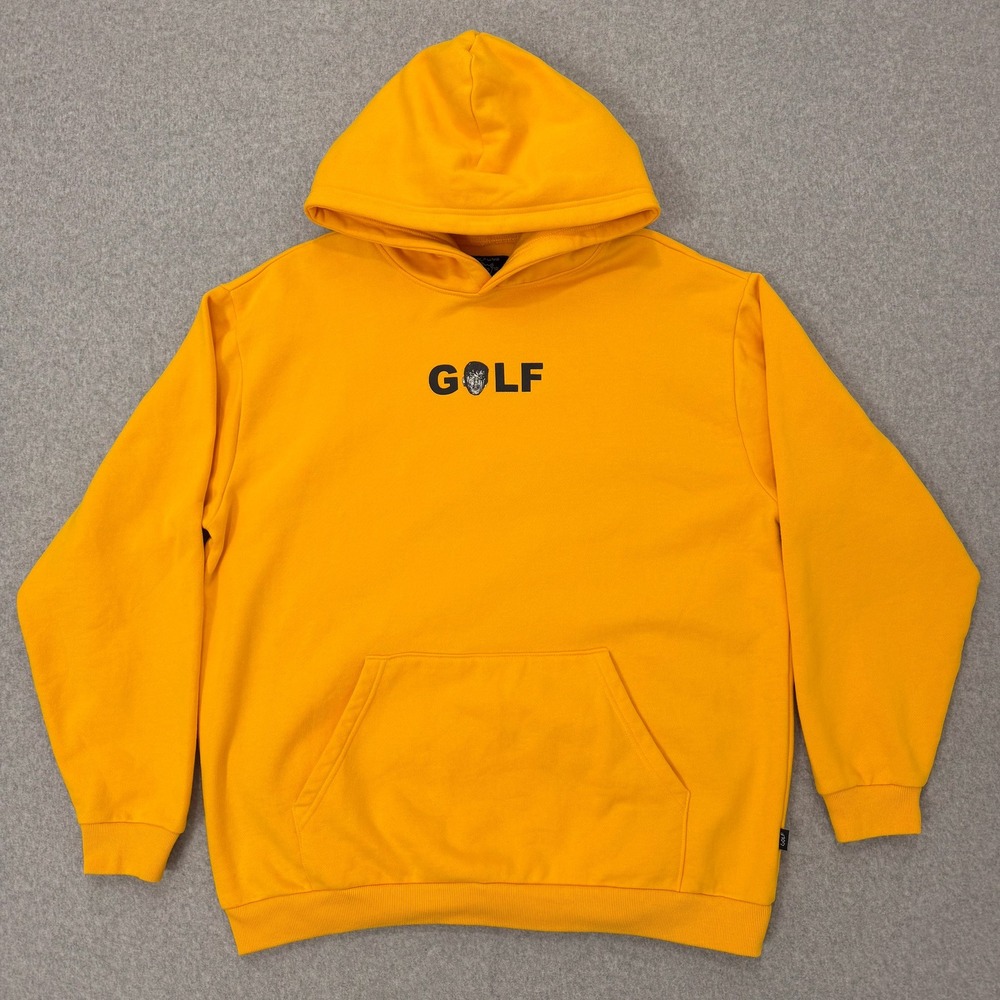 Golf Wang 10 Year Anniversary Hoodie Mens Large Yellow Gold Tyler The Creator